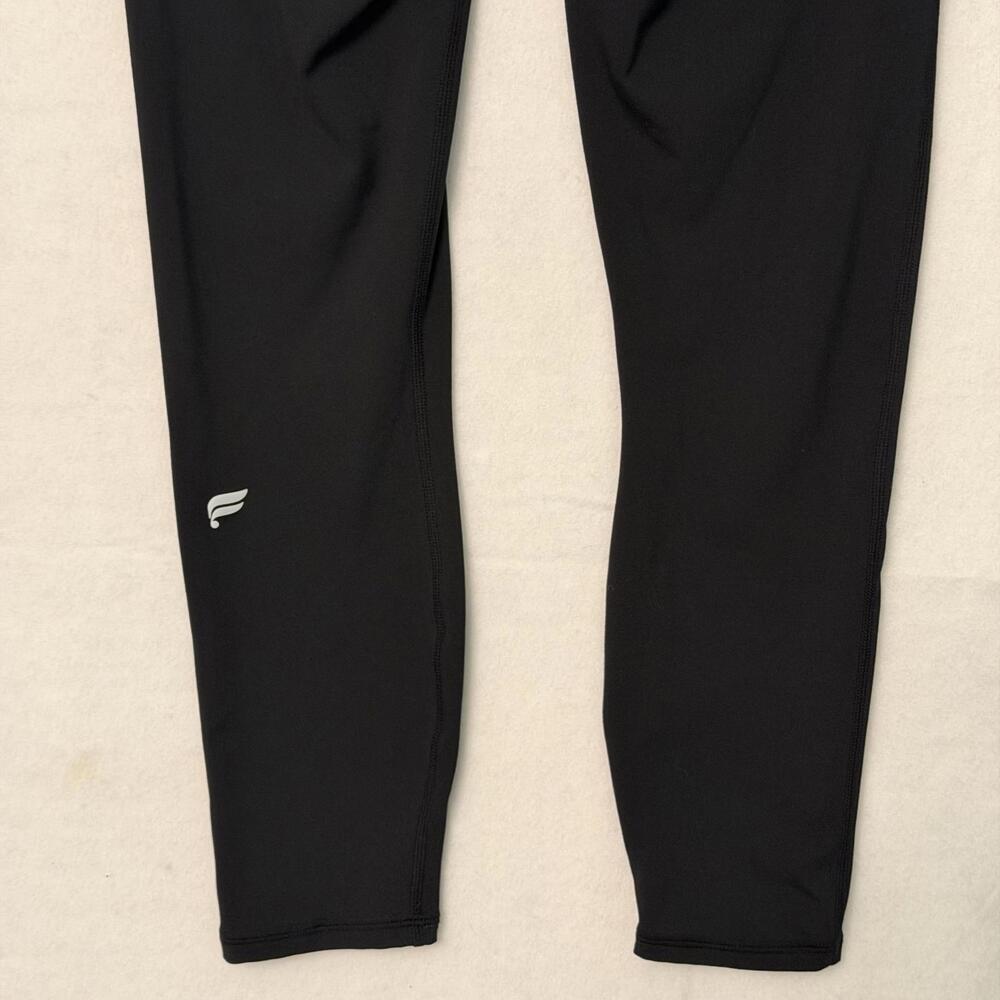Fabletics Women's SMALL Black Oasis PureLuxe Crossover Legging 7/8 High Waist - Picture 6 of 13